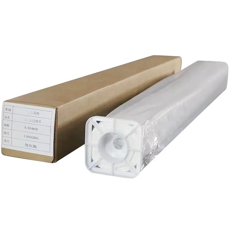 Advertising Material UV Eco-solvent Inkjet Film Glossy or Matte White PET Backlit Advertising Film