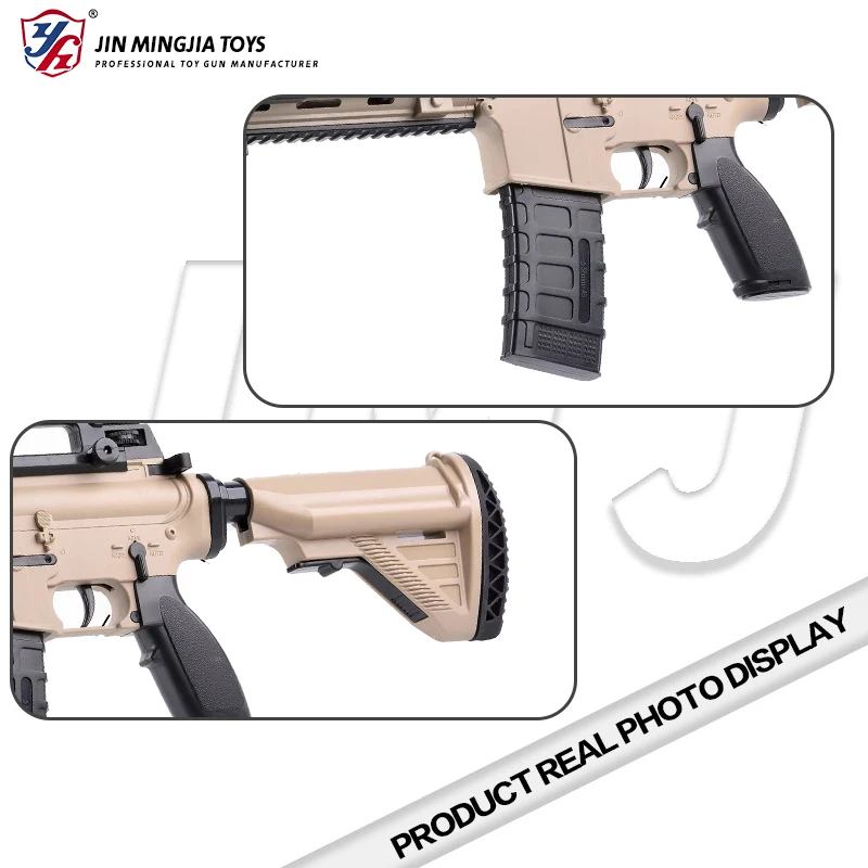 gel HK416 Continuous Fire Nylon Blaster Splatter Outdoors Shooting Weapon Kids Water Ball Toy Gun For Adult