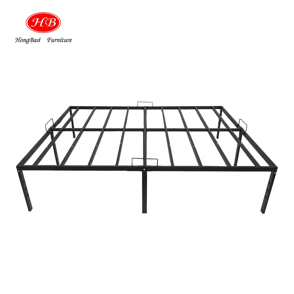 best price disassembled mattress foundation metal slats bed frame with smaller package