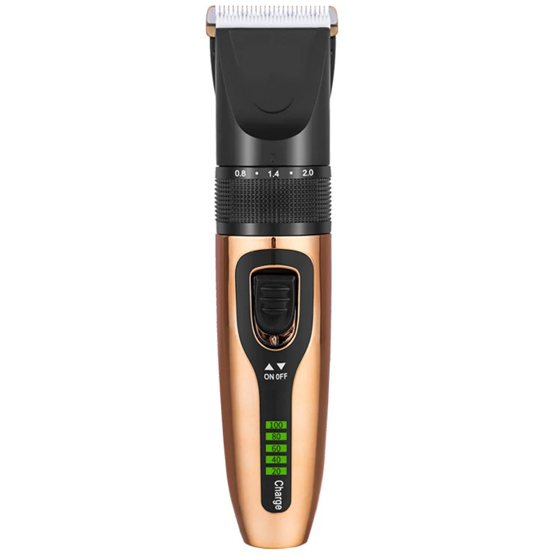  Низкий уровень шума USB Перезаряжаемый аккумуляторный светодиодный машинки для стрижки собак домашних животных электрическая машинка волос набор Китай