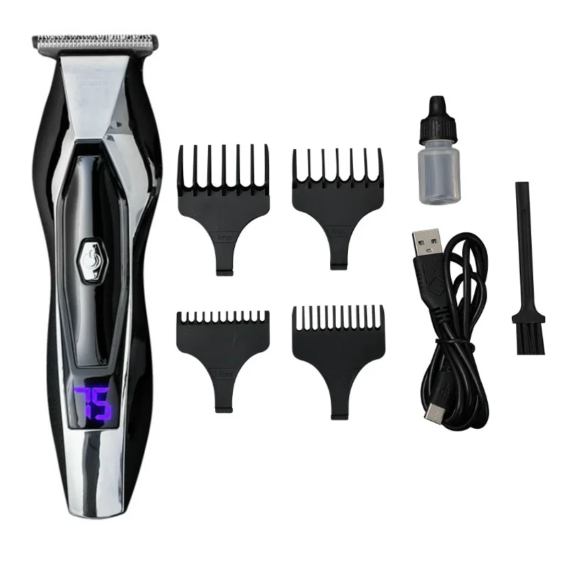 Hot Selling Clippers Barber Professional Hair Salon Lcd Digital Display Usb Hair Clippers Cutter Mens Hair Clipper Trimmer
