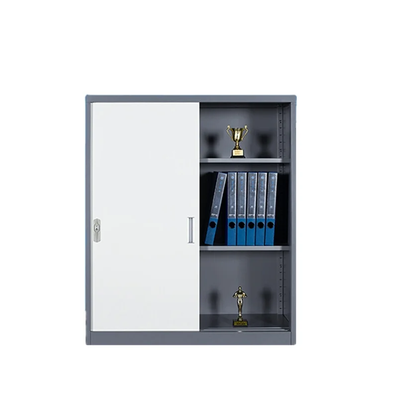 KD Archive Sliding Door Small Steel Cabinet Storage Cupboard