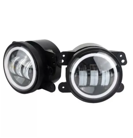 best aftermarket fog lights 4 inch 30W LED COB Angel Eyes Light Fog Lamp