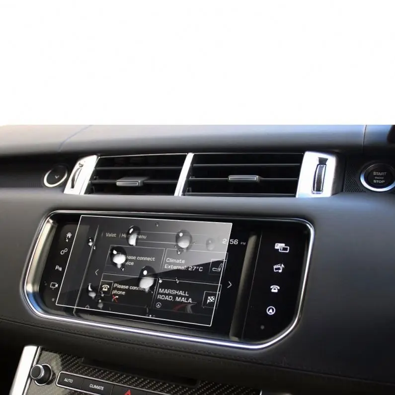 Закаленное защитное стекло 9H для Land Rover Range