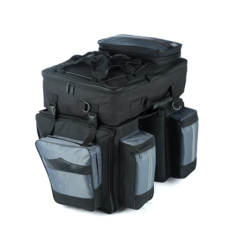 Велосипедная сумка Panniers на заднее сиденье велосипеда со светоотражающей отделкой и большими