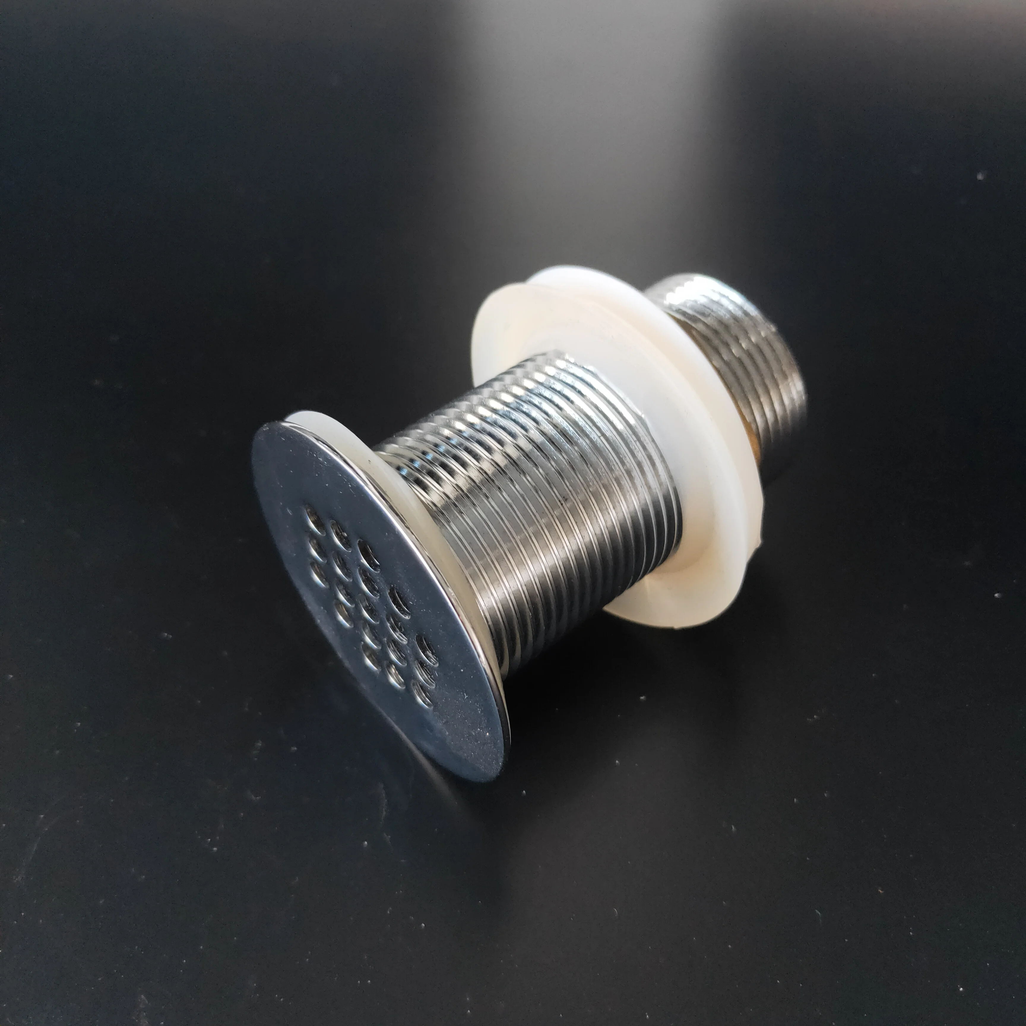 Modern Brass Clicker Clack Sprung Plug Bathroom Sink Basin Pop Up Waste Slotted with Overflow