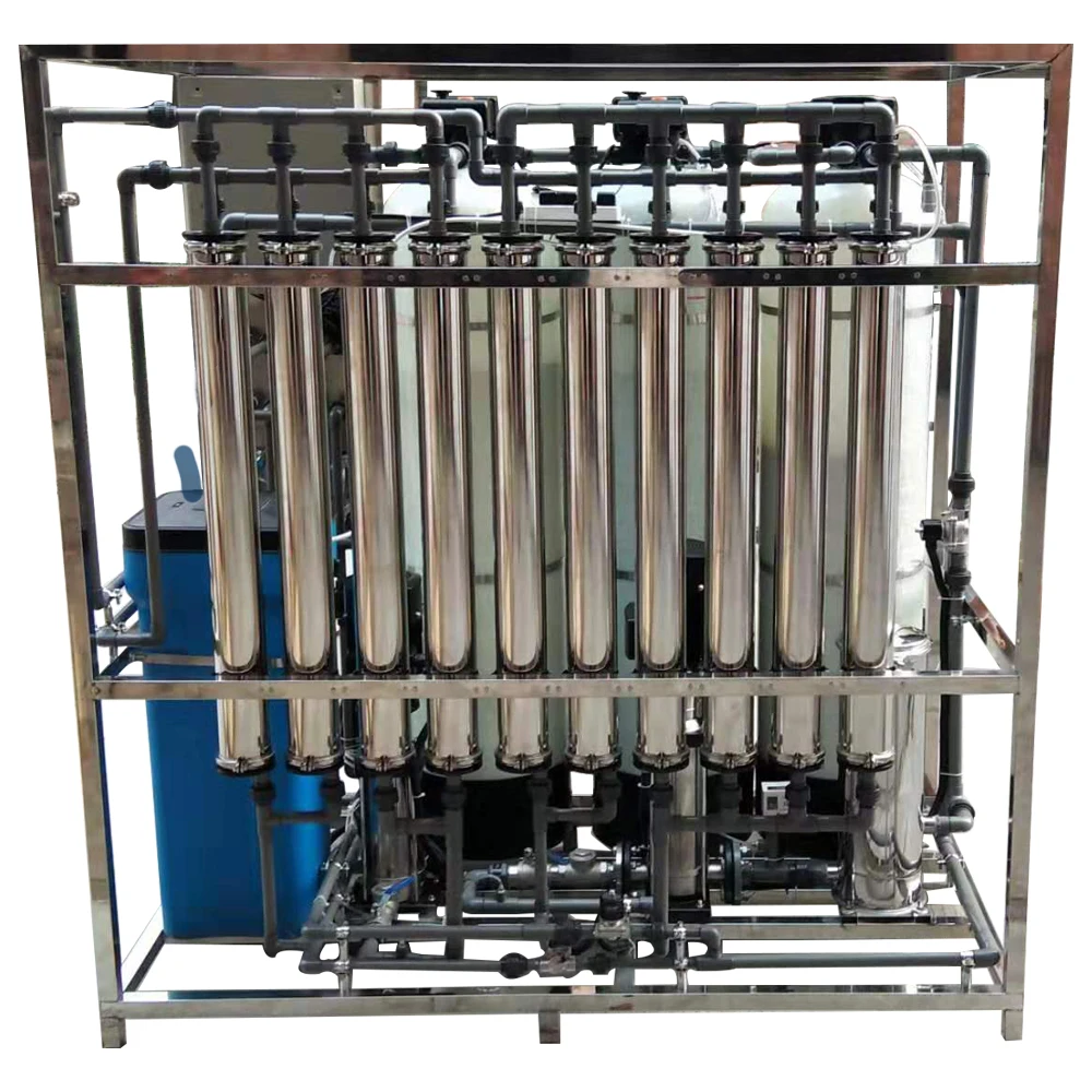 Double stages reverse osmosis system Ro Water Plant Price for 1000 Liter per Hour
