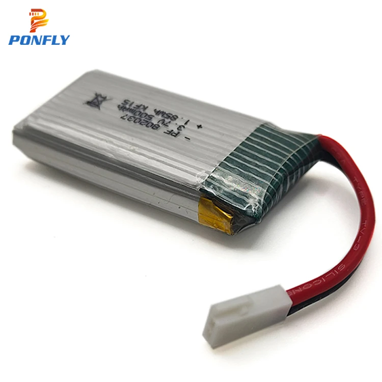 Полимерный аккумулятор PONFLY 802037 20C 3 7 В 500 мАч