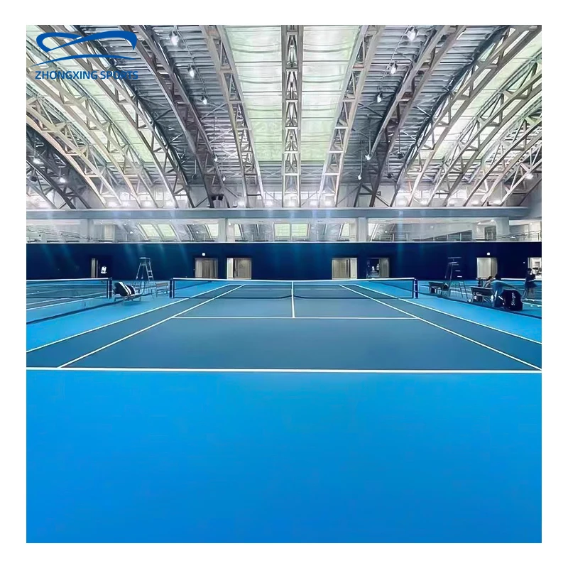 Liquid Rubber Flooring Silicone Pu Court Material Outdoor Non-Slip Elastic Playground Silicone Pu Badminton Basketball Court