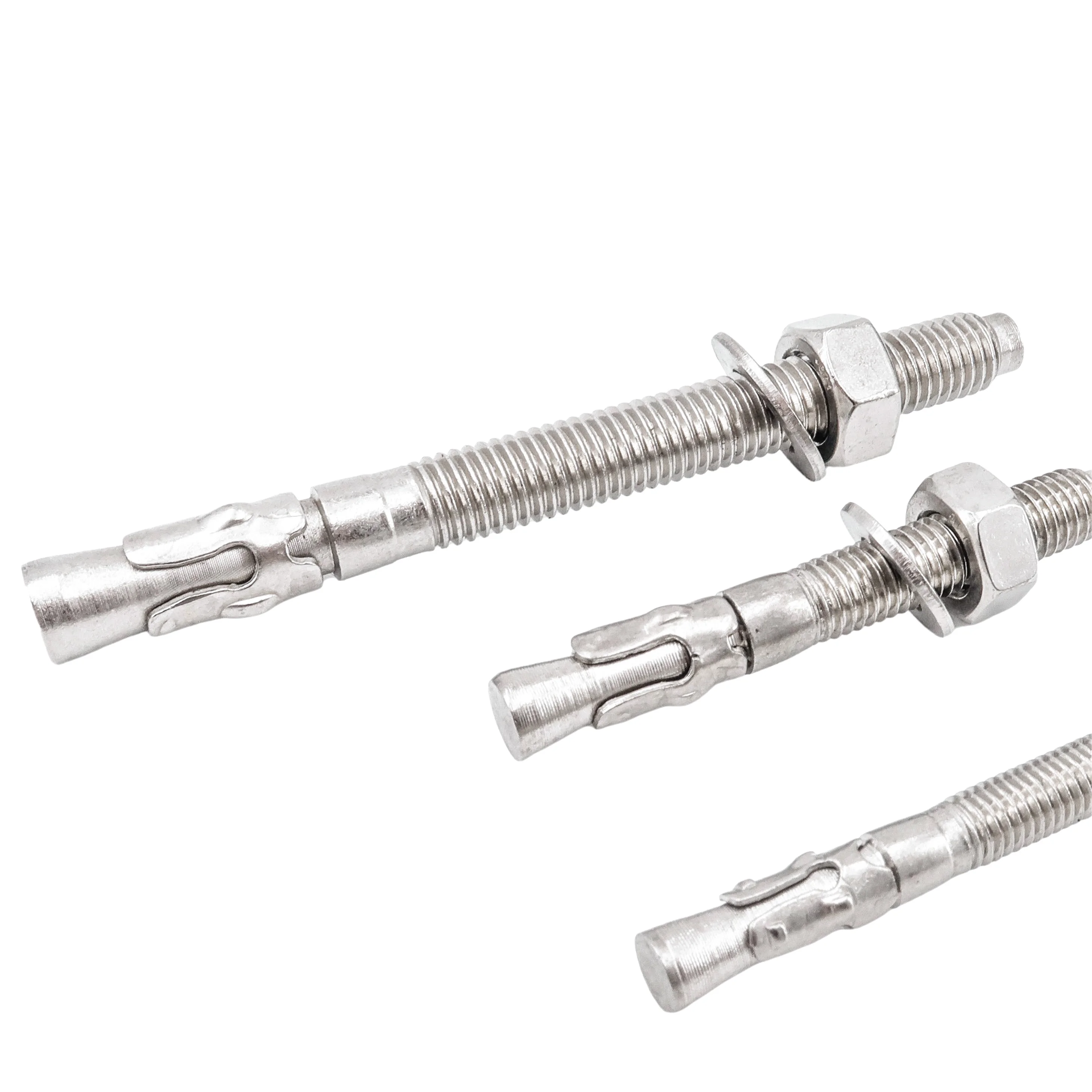 High Quality Stainless Steel Bolts Mechanical Anchor Bolt 304 M12 *120 Expansion Wedge Anchors Bolt