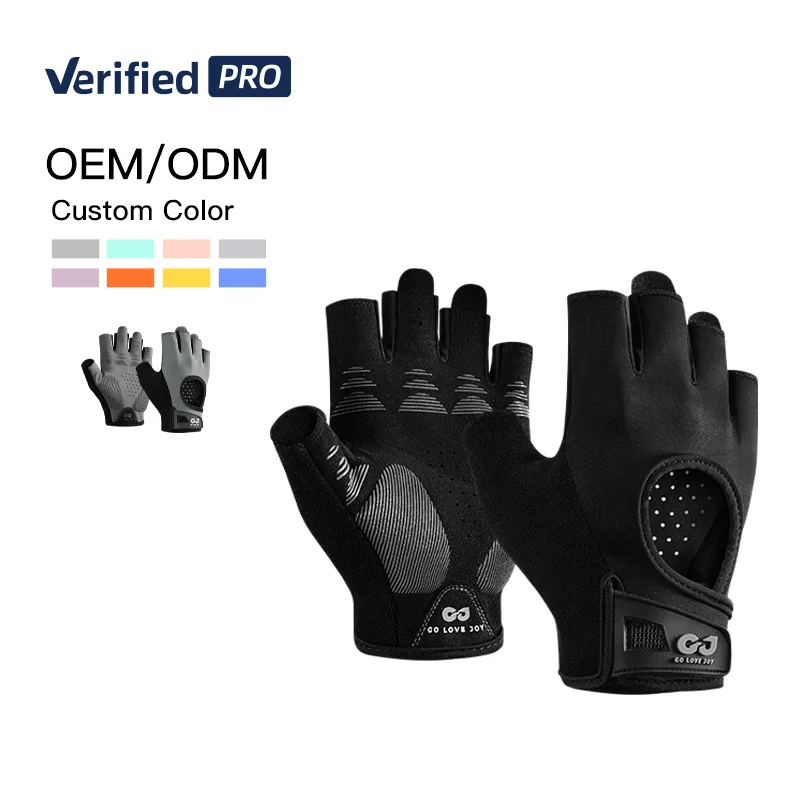GOLOVEJOY XG86 Sports Anti Slip Breathable Half Finger Short Riding Cycling Gloves For Women Men Sports Gloves