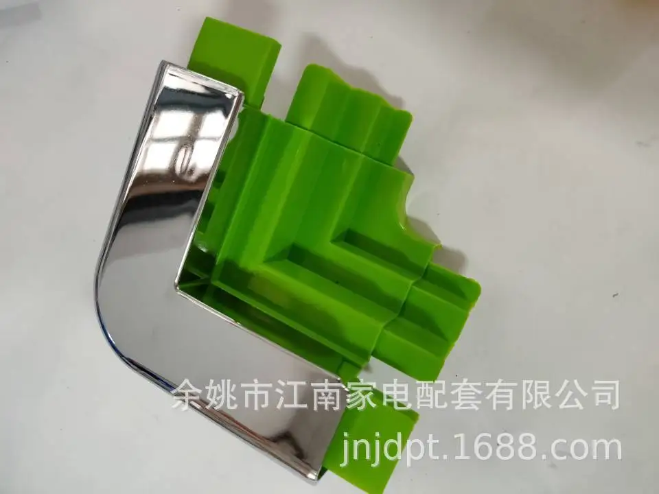 fridge Freezer parts abs frame corner for big island showcase display seafood Electroplated corner protector