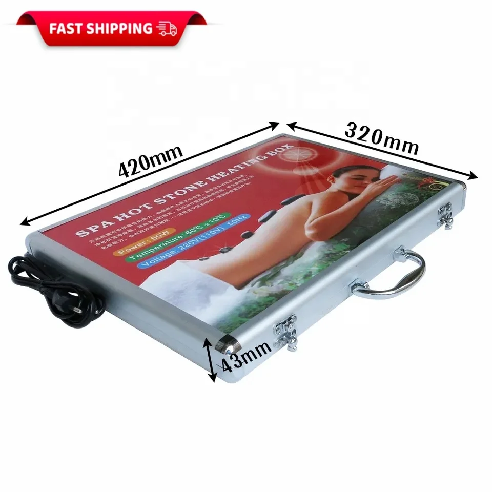 Hot sale Tontin massage stone heater box 220V and 110V hot stone for SPA massage