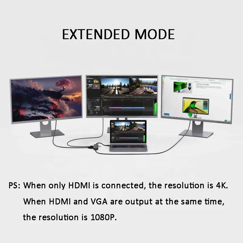 Type-C  Hubs 5 port USB 3.0 C Hub PD Charging docking station Multiport   Adapter for Mac Book Pro, Laptops