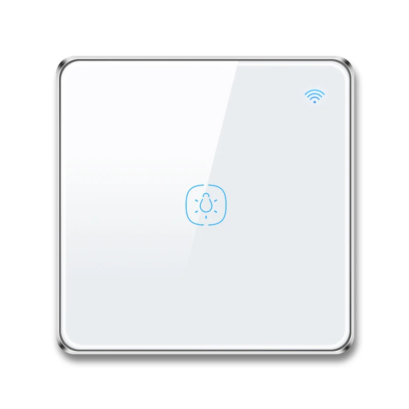  Умный сенсорный выключатель Tuya 86 видов 110 В Wi-Fi 1 клавиша для дистанционного управления мобильными