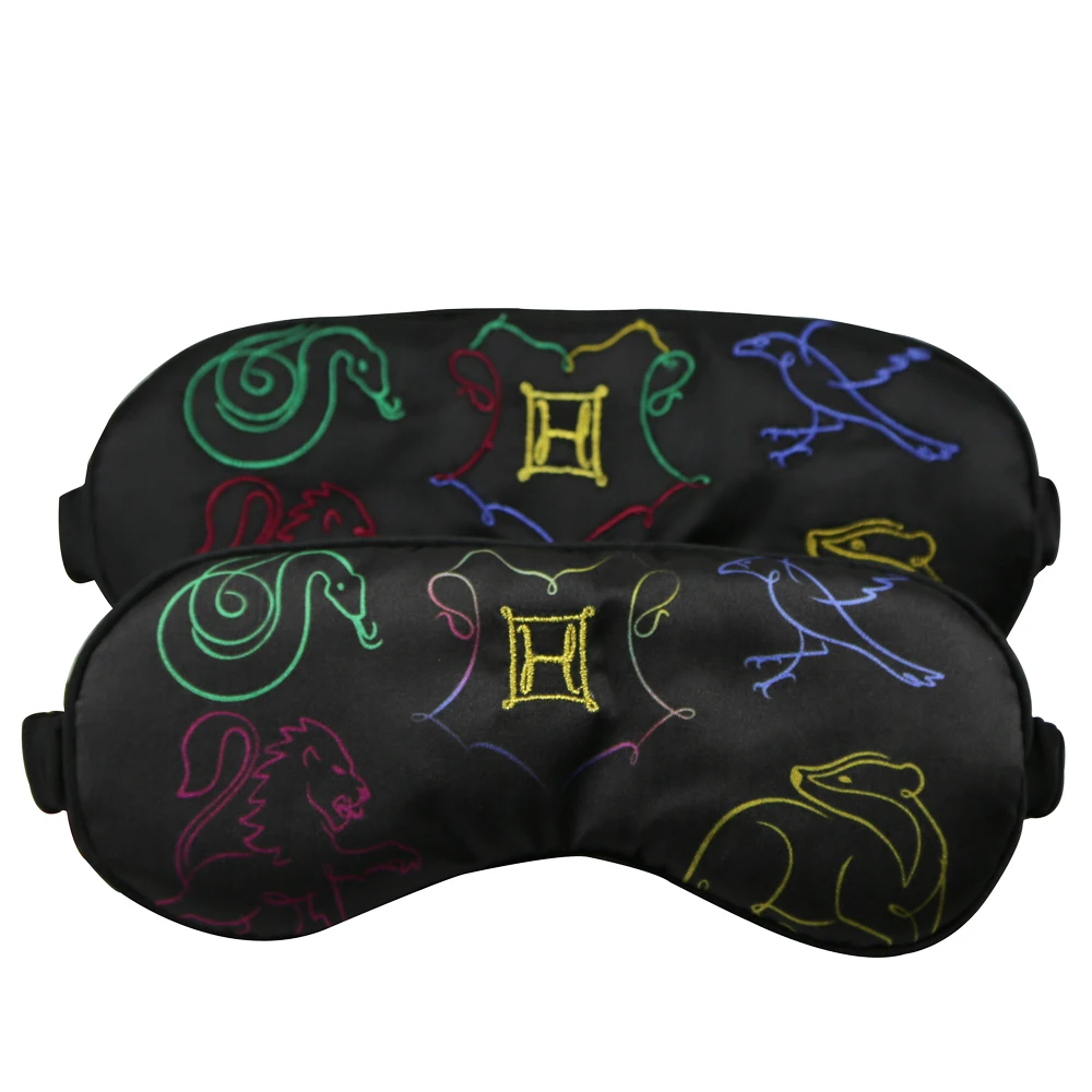 Amazon Popular Custom Reusable Eye Masks Wholesale Haute Couture Embroidery Dragon Rat Cow Tiger Eye Masks