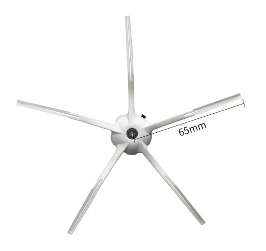 5-Armed Side Brush Parts For Xiaomi MiJia Sweeping Robot Mi Vacuum 1st Robot Roborock S50 S51 S55 E35 T60 T61 T65 T4 T6 S5 Max
