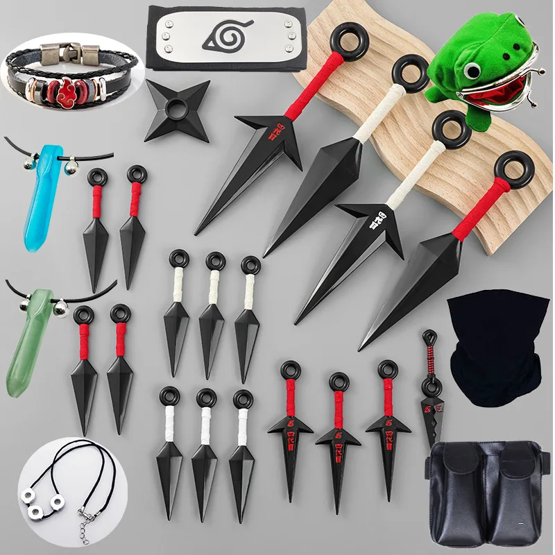 Shuriken четвертого поколения большой Kunai в коробке пластиковый аниме ниндзя периферийный Дартс