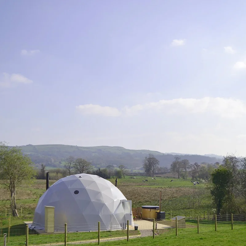 YUNTU Snow Glamping Tent Dome Circus Geodesic For Sale