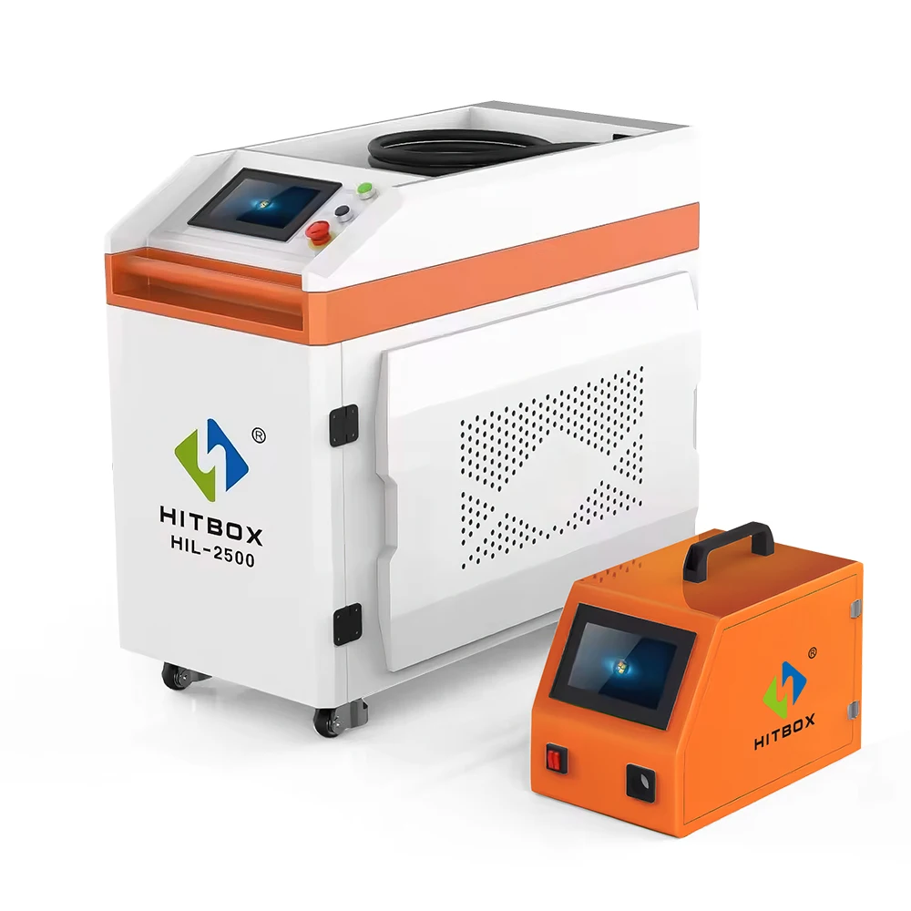 HITBOX handheld laser fiber Raycus welding machine 4 in 1 handled type 1000W/1500W/2000W/3000W water cooler type