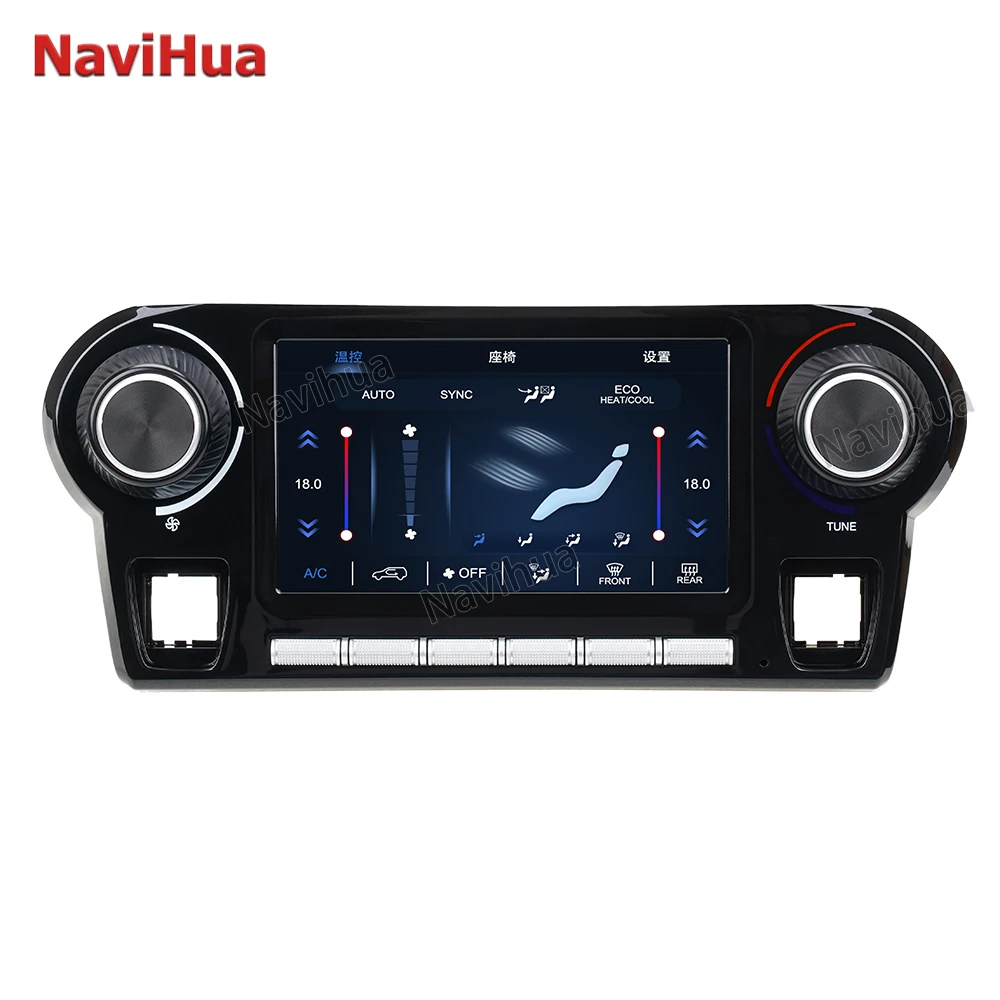 Navihua New Type AC Control Air Conditioning Panel Digital Climate Switch LCD Touch Screen for Toyota Rav4 2020 2024 Auto Stereo