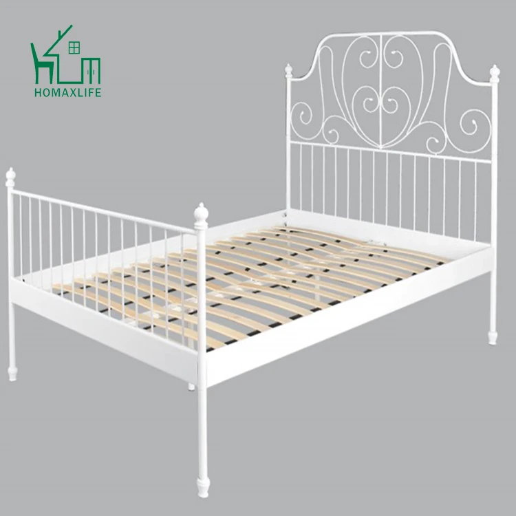 
modern bedroom furniture metal frame simple wrought iron bed double cot bed designs 