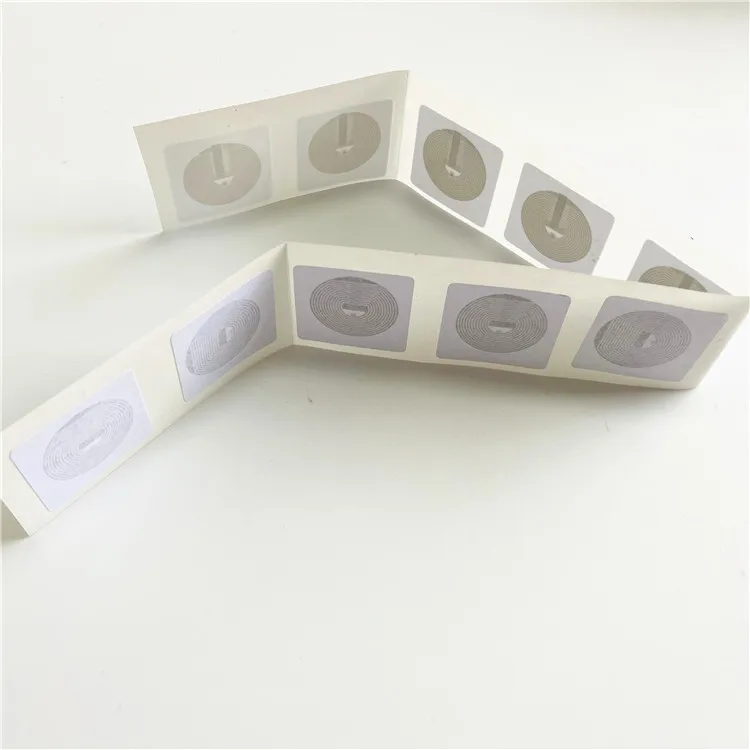 Printable blank white 213 215 216 nfc tag 22cm diameter for wholesale