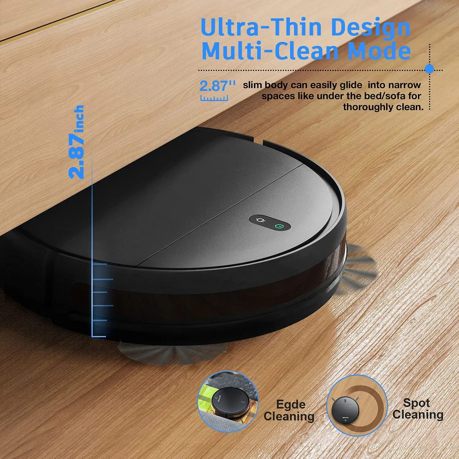 Smart Floor Onson Robot Vacuum Cleaner Mop Auto Intelligent Robot Vacuum Cleaner APP Remote Control Powerful Vacuum Cleaner