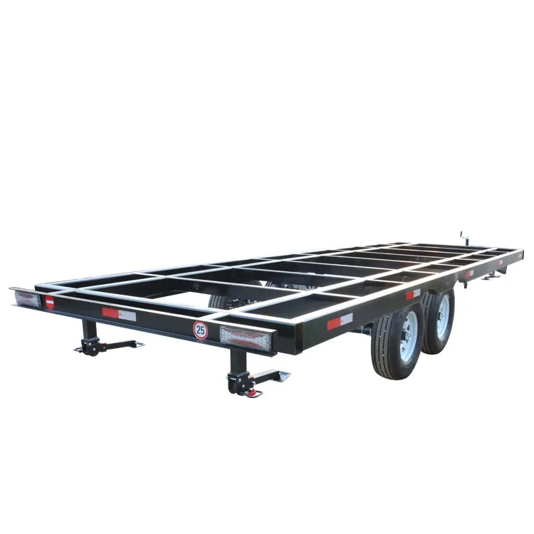 Prefab portable living modular flat pack tiny house trailer on wheels