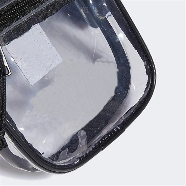 2023 Лидер продаж Модная Эко-прозрачная Праздничная сумка через плечо оптовая продажа прозрачная водонепроницаемая на из ПВХ с застежкой-молнией