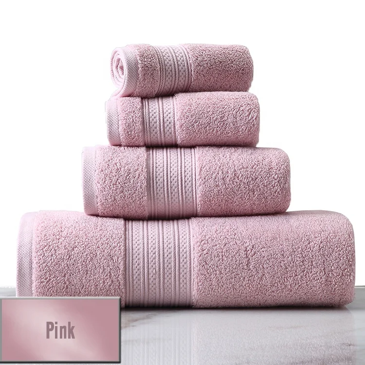 Custom Brand Name Luxury Hotel Bath Towel Set for Bathroom