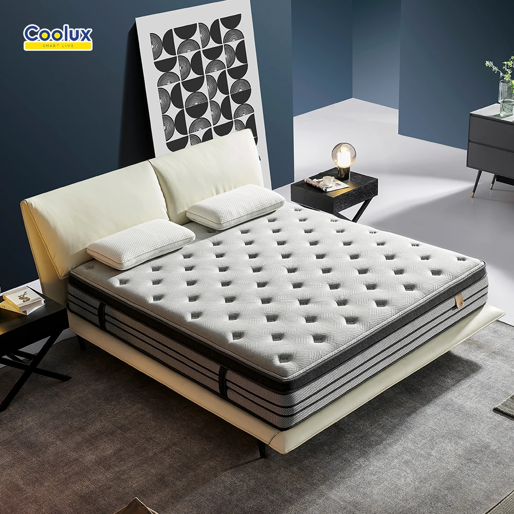 Factory Wholesale Luxury Korean Bed Roll Up In Box Twin Black 4 Inch Foam Mattress