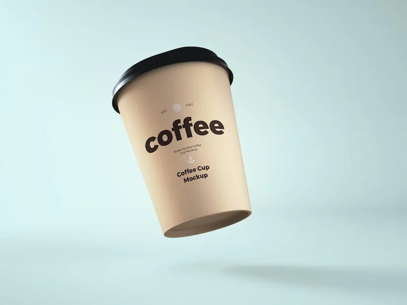 Disposable single wall double PE coated 20oz cold paper cup with custom logo eco friendly products