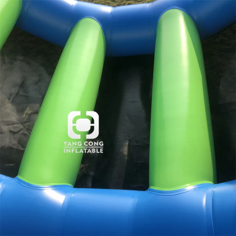Round shape water game walking customized inflatable roller wheels