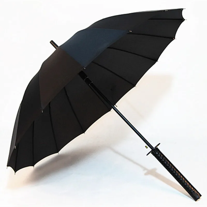 24K Katana umbrella 16K creative personality animation umbrella 8K straight bar rain gift umbrella