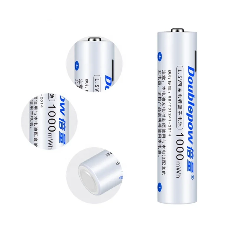 1000mwh высокой емкости 1 5 V AAA USB перезаряжаемый литий-ионный аккумулятор для дистанционного управления беспроводная мышь с