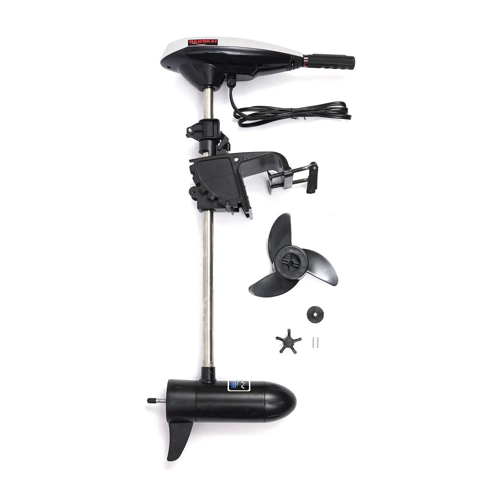 HANGKAI DC 12V 65LBS Electric Trolling Motor for Inflatable Boat Outboard Engine Hanging Machine Equipment Full Accessories