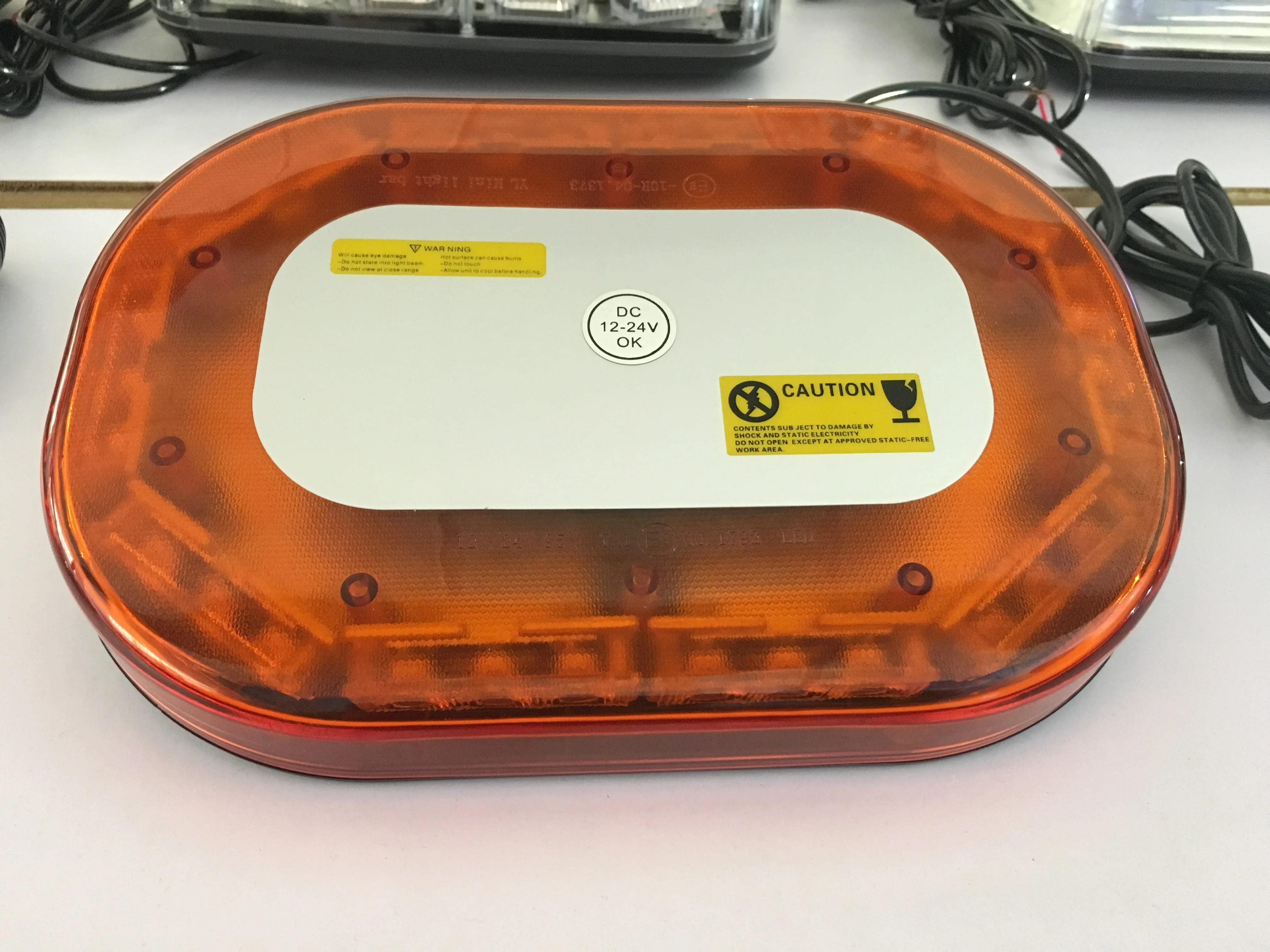 ECE R65 R10 ultra bright 3 watt roof top magnetic mount car strobe beacon towing truck beacon light