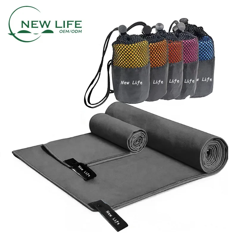 Wholesale Custom Logo High Quality Promotional Sports Rally Gym Towel With Gift Bag