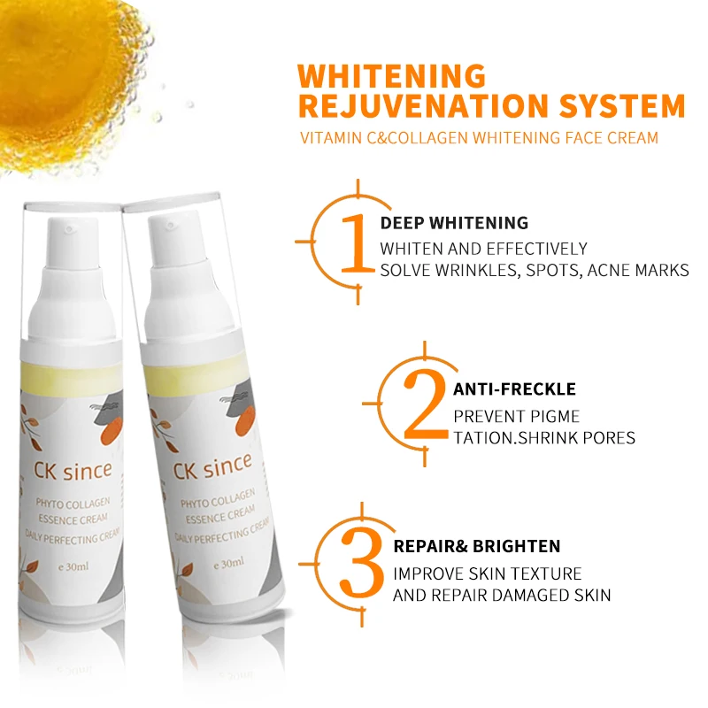 Free Sample Women skin care beauty products bleaching body  face cream lotion skin whitening cream for dark skin