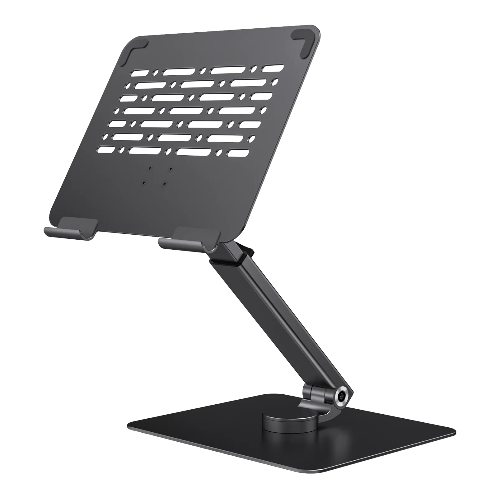 Winstars E016 Adjustable Height Angle Rotatable Foldable Desktop Supporter Holder Metal Laptop Stand