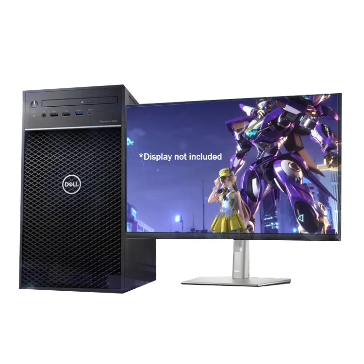 Dell T3650 Factory all inone pc with wired keyboard home school bulk computers set assembled computer
