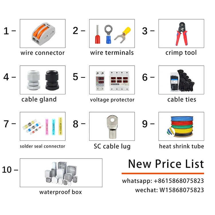 Crimp Terminals CE certification  Electrical Wire Terminals Copper Cable Lug Splicing Crimp Cable Connector kit box