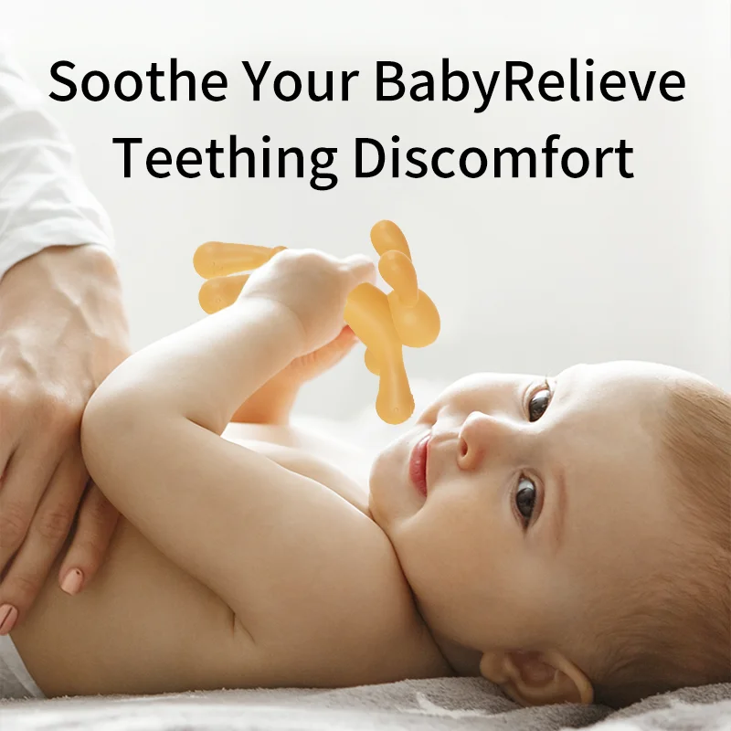 Wholesale Safe Silicone Cat-Shaped Teether Anti-Bacterial & BPA-Free for Infants & Toddlers-Ideal Baby Teething Toy