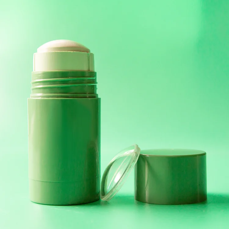 Wholesale beauty skincare smooth cleansing green tea matcha mud face mask stick