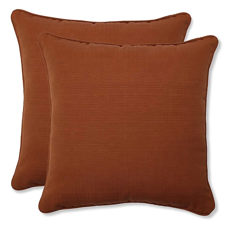 bright saffron yellow cheap waterproof throw pillow and scatter cushions 18x18 inch