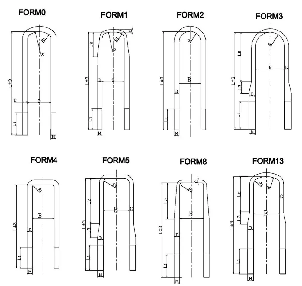 Steering Suspension U bolt 20809369 for Volvo Truck