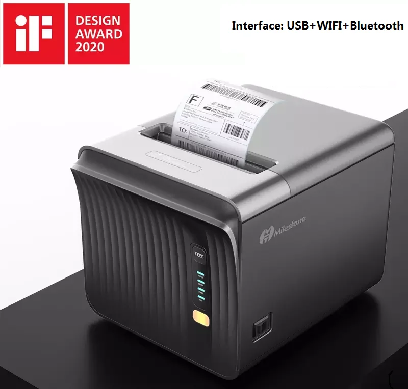 Барвей MHT-P80A POS термопринтеров для Билл чековый принтер с дополнительным Wi-Fi/синий зуб/USB использовать для обуви для печати этикеток