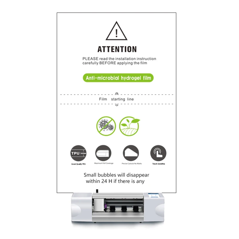 Neno Making Machine Hydrogel Material Tpu Hydrated Phone Sereen Screen Mobile Protector A4 Sheet