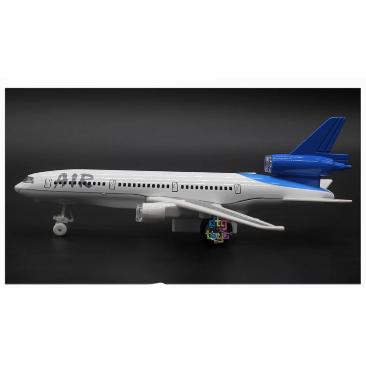 22cm Alloy Diecast Aircraft Toy Models Large Model Aircraft Pull Back Gifts for Boys Collections
